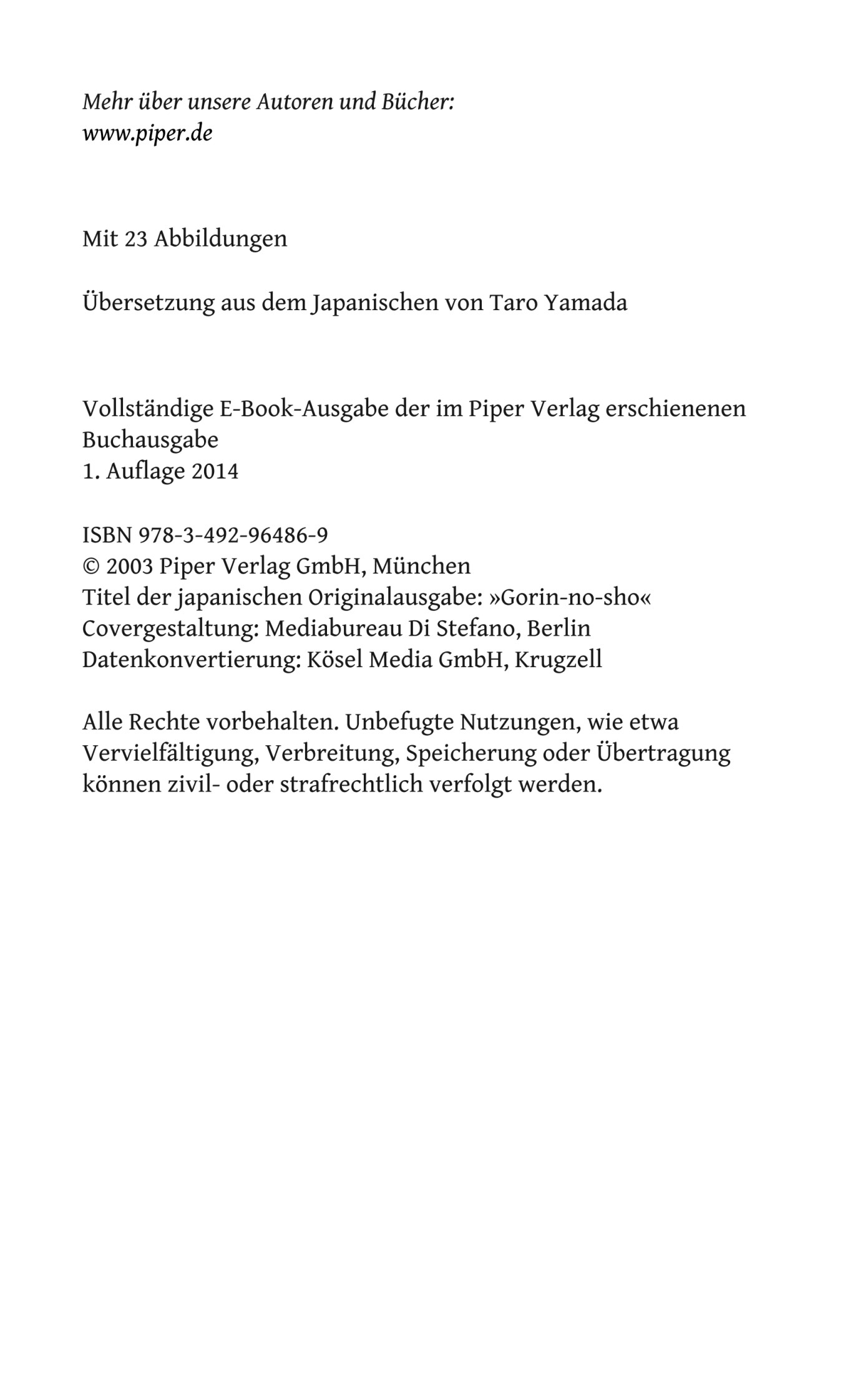 Das Buch der fünf Ringe: Klassische Strategien aus dem alten Japan (German Edition)